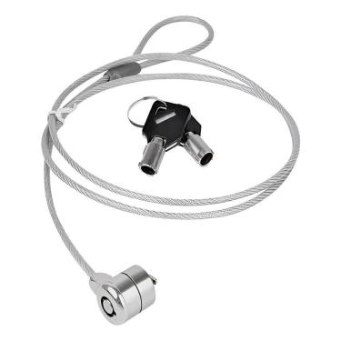 Imagem de Trava Corrente Cadeado De Segurança Para Notebook Antifurto – Proteção Portátil E Eficiente