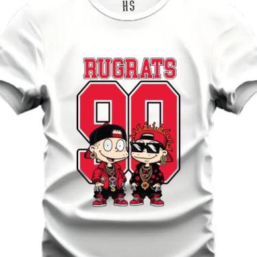 Imagem de Camiseta Personalizada Do p ao G3 Hugrats 99, Branco, G2