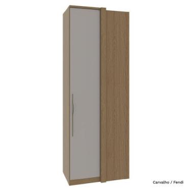 Imagem de Guarda Roupa Modulado 01 Porta Deslizante 245cm Canto Reto Setiba - Mó