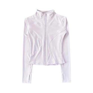 Imagem de Jaqueta Esportiva Feminina De Manga Longa Para Treino, Academia E Yoga