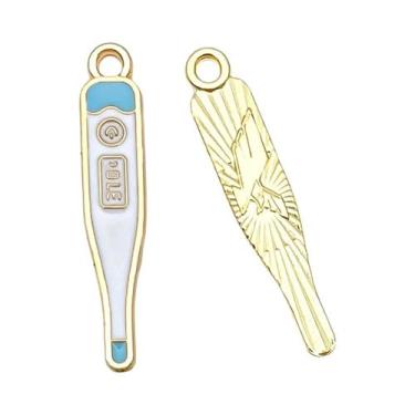 Imagem de Pingentes De Equipamentos Médicos (Touca De Enfermeira, Estetoscópio, 