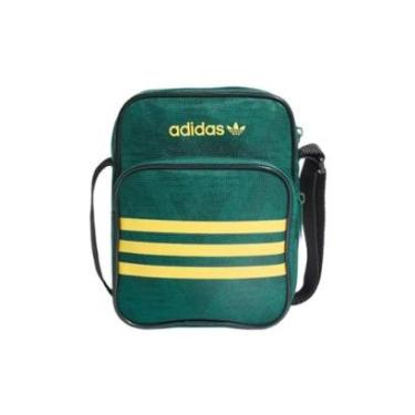 Imagem de Bolsa Shoulder Bag Adidas Verde e Amarela Kids-Unissex