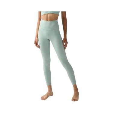 Imagem de Calças De Yoga Femininas De Cintura Alta E Elásticas Para Todas as Est