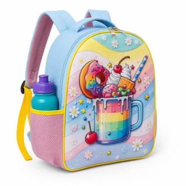 Imagem de Mochila Escolar Infantil de Costas  Leve, Espaçosa e Confortável para 