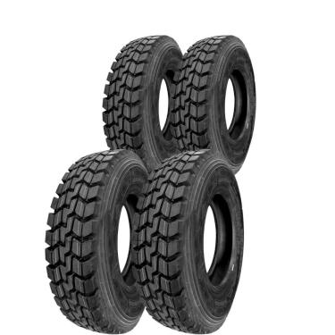 Imagem de Kit 4 Pneus 215/75r17.5 Borrachudo 18 Lonas 135/133J FT68 Fortune
