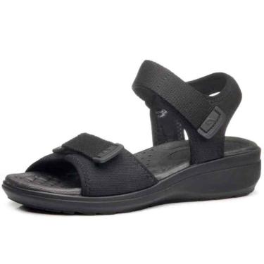 Imagem de Sandalia Papete Conforto Anabela Baixa Casual Pegada 232752