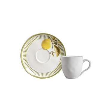 Imagem de Conjunto com 6 Xícaras De Café com 6 Pires Bio Lemon