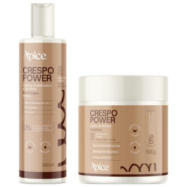 Imagem de Apse Crespo Power Gelatina 300 ml + Creme de Pentear 500 gr