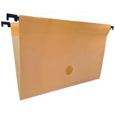 Imagem de Pasta Suspensa Colorida Plastificada Cor Laranja Pastel 10 un - TP Pas