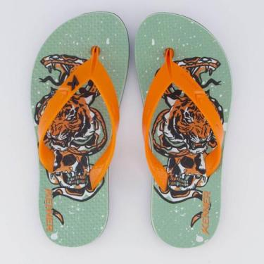 Imagem de Chinelo Kenner Summer Old School Feminino Verde, 38