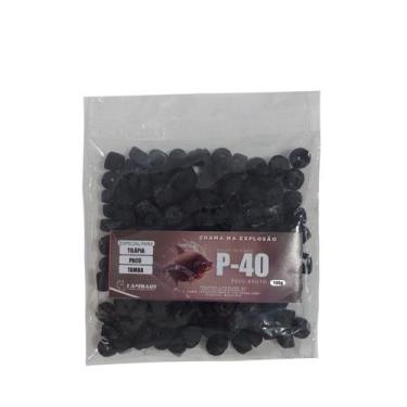 Imagem de Kit 4 Ração Furadinha P40 para Pesca 100g Lambari