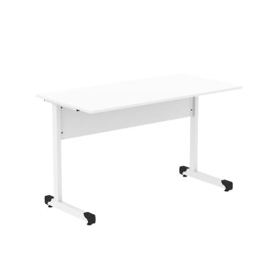 Imagem de Mesa de Escritório Reta 150cm com Pé Tubular em Aço