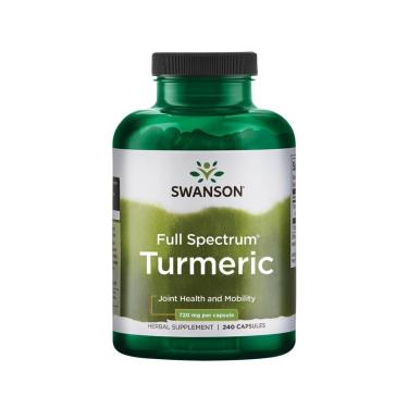 Imagem de Suplemento Antioxidante De Cúrcuma Swanson 720 Mg 240 Cápsulas-Unissex