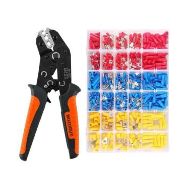 Imagem de Conjunto De Ferramentas Para Crimpagem De Fios Isolados SN-02C, Kit De