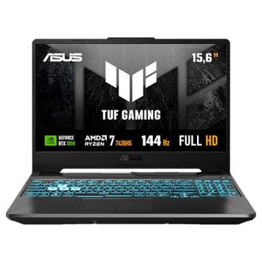 Imagem de Notebook ASUS TUF Gaming A15, RTX 3050, AMD RYZEN 7, 16 GB, 512 GB SSD, W11 Home, Tela 15.6'' FHD, Graphite Black - FA506NCR-HN088W