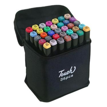 Imagem de Caneta Hidrográfica Touch Jet com Ponta Dupla 36 Cores - Touch