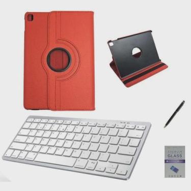 Imagem de Kit Capa 360/Can/Pel/Teclado Branco Compativel iPd Pro 2017 - 12.9 Ver