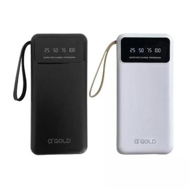 Imagem de Carregador portátil 20000 mAh Power Bank bateria externa original Agol