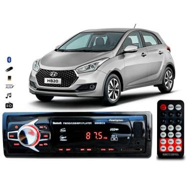 Imagem de Aparelho De Som Mp3 Hyundai Hb20 Bluetooth Pendrive Rádio - OESTESOM