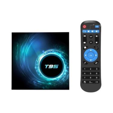 Imagem de Caixa De TV Inteligente 8K Dual Wifi 5G ATV T95 Android 16 8GB 128GB B