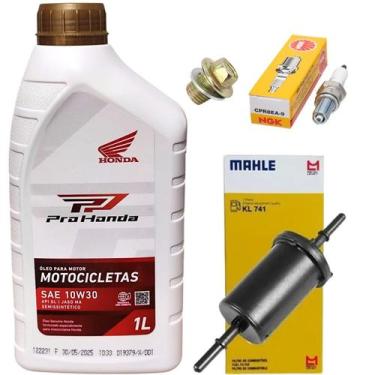 Imagem de Kit Oleo + Filtro Combustivel + Vela Titan 160/ Fan 160 - HONDA/VALFLE
