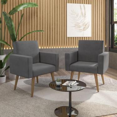 Imagem de Kit 2 Poltronas: Elegância E Glamur Absolutos No Salão - Móveis Mafer,