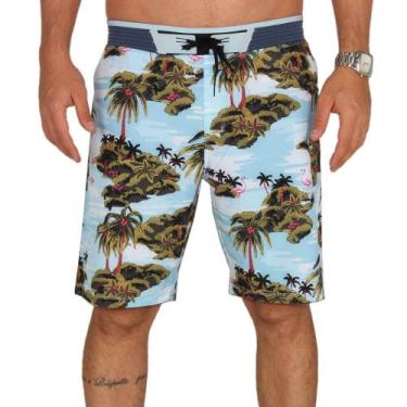 Imagem de Bermuda Água Hurley Phantom Hyperweave Flamingo - Azul, 40