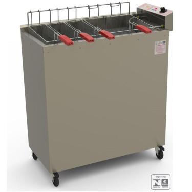 Imagem de Fritadeira Elétrica Profissional Água e Óleo 42L PR-3000 e 6000W 220V Inox Progás