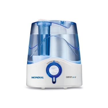 Imagem de Umidificador de Ar Ua-07 Mondial 4L Sistema Ultrassônico Uso Contínuo 14h Branco Azul Bivolt