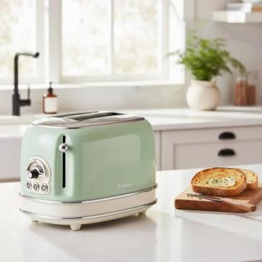 Imagem de Torradeira Elétrica Ariete Vintage Verde 6 Níveis 750w Verde, 220V