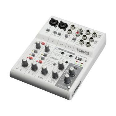 Imagem de Mesa De Som E Interface De Áudio Yamaha Ag06 MK2 ,USB, C/NFe, Branco