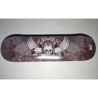 Imagem de Skate Boarding Street Vertical Com Lixa 80x20cm  - XIAOLUHU, Caveira a