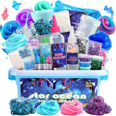 Imagem de Kit de Slime OPLDYRK, conjunto de artesanato DIY para meninas de 8 a 1