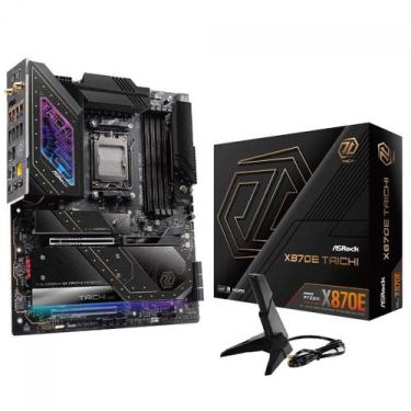 Imagem de Placa Mãe ASRock X870E Taichi, WIFI, Chipset X870, EATX, AMD AM5, DDR5