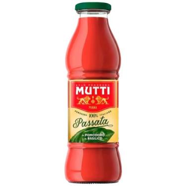 Imagem de Passata di pomodoro rústica basilico em garrafa mutti 700g