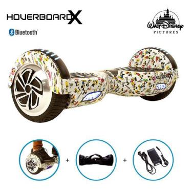 Imagem de Hoverboard 6,5" Mickey Mouse Branco HoverboardX Bluetooth
