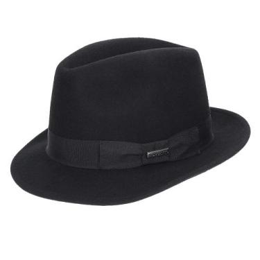 Imagem de Chapéu de Feltro Marcatto 100% Lã Preto 18381, G, Preto