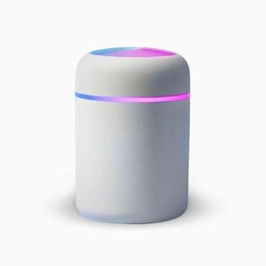 Imagem de Umidificador Portátil Ultrassônico Com Luminária Led  Compacto, Silenc