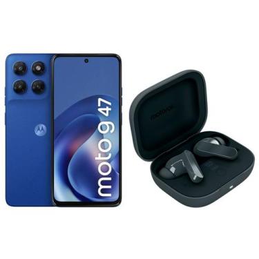 Imagem de Smartphone Motorola Moto g47 128GB Azul Náutico - 5G + Fone de Ouvido 