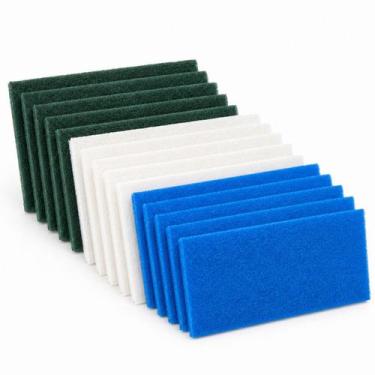 Imagem de Fibra De Limpeza 5 Leve branca 5 Media azul 5 Pesada verde - SUPER PRO
