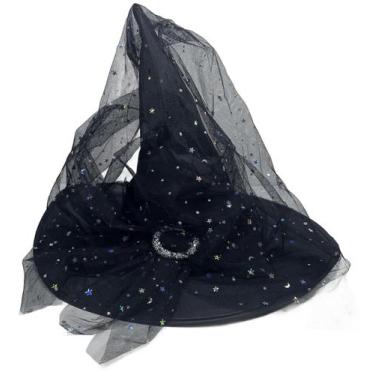 Imagem de Kit c/ 3 Chapeu de bruxa para festa 38cm - Dalla Valle