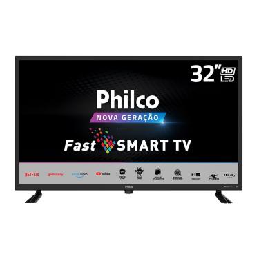 Imagem de Smart TV LED PTV32D10N55 HD 32 4 hdmi 2 USB Wi-Fi Philco
