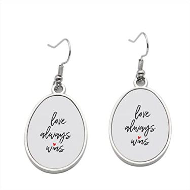 Imagem de Lovelways Wins Brinco com pingente para meninas - Presente de festa de aniversário dos namorados