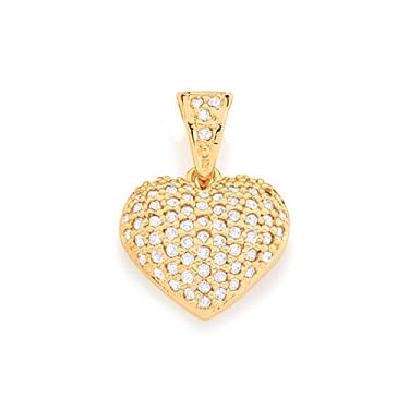 Imagem de Pingente coração com zircônias Branco-541515-Rommanel Cor: Branco