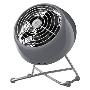 Imagem de Vornado VFAN Mini Ventilador Circulador de Ar Vintage Pessoal Moderno, Cinza Tempestade