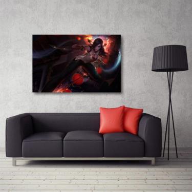 Imagem de Quadro decorativo League of Legends LOL - Tela em Tecido