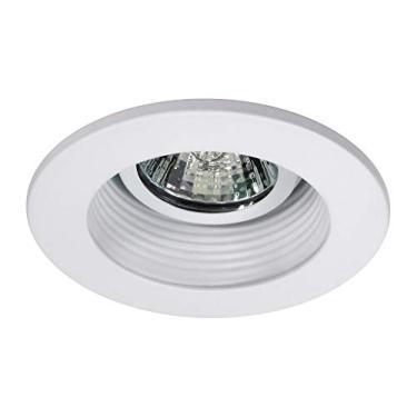 Imagem de NICOR Lighting Acabamento para defletor embutido branco de 7,6 cm para lâmpada MR16 (13002WH)