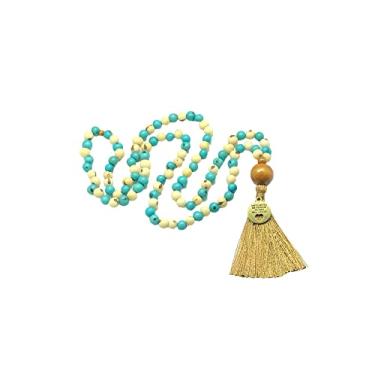 Imagem de Japamala 108 Contas Semente de Açaí (Turquesa)