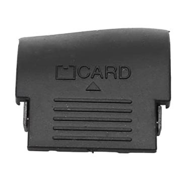 Imagem de Tampa da porta do slot do cartão de memória, tampa da tampa da porta do slot do cartão de memória SD para câmera D90, com folhas de ferro de mola, peça de reparo da câmera