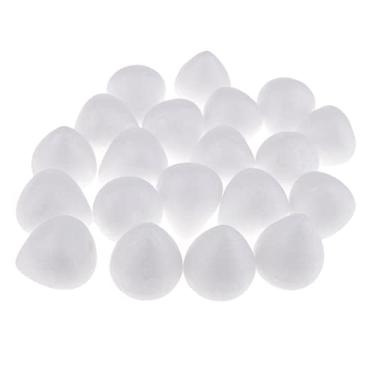 Imagem de kowaku 20 bolas de isopor brancas de espuma para decoração de artesanato